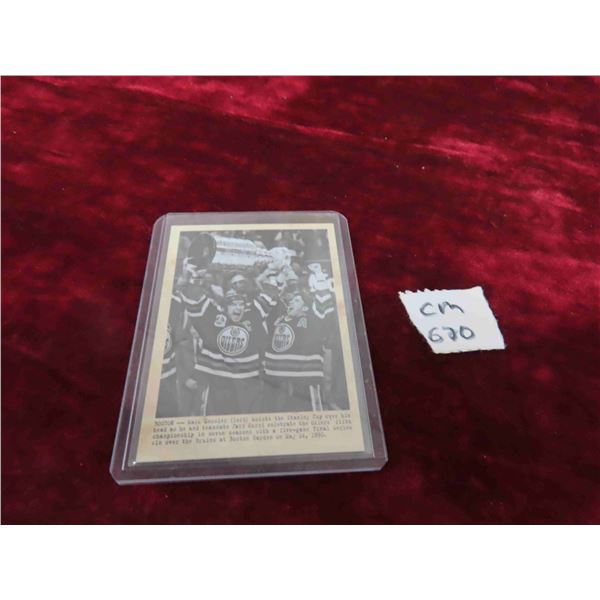 Mark Messier Stanley Cup Champions Card 