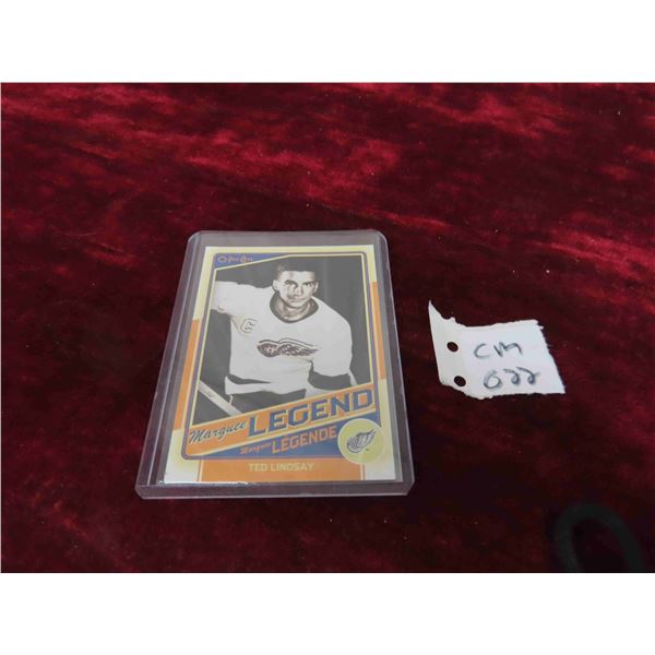 Ted Lindsay Card 