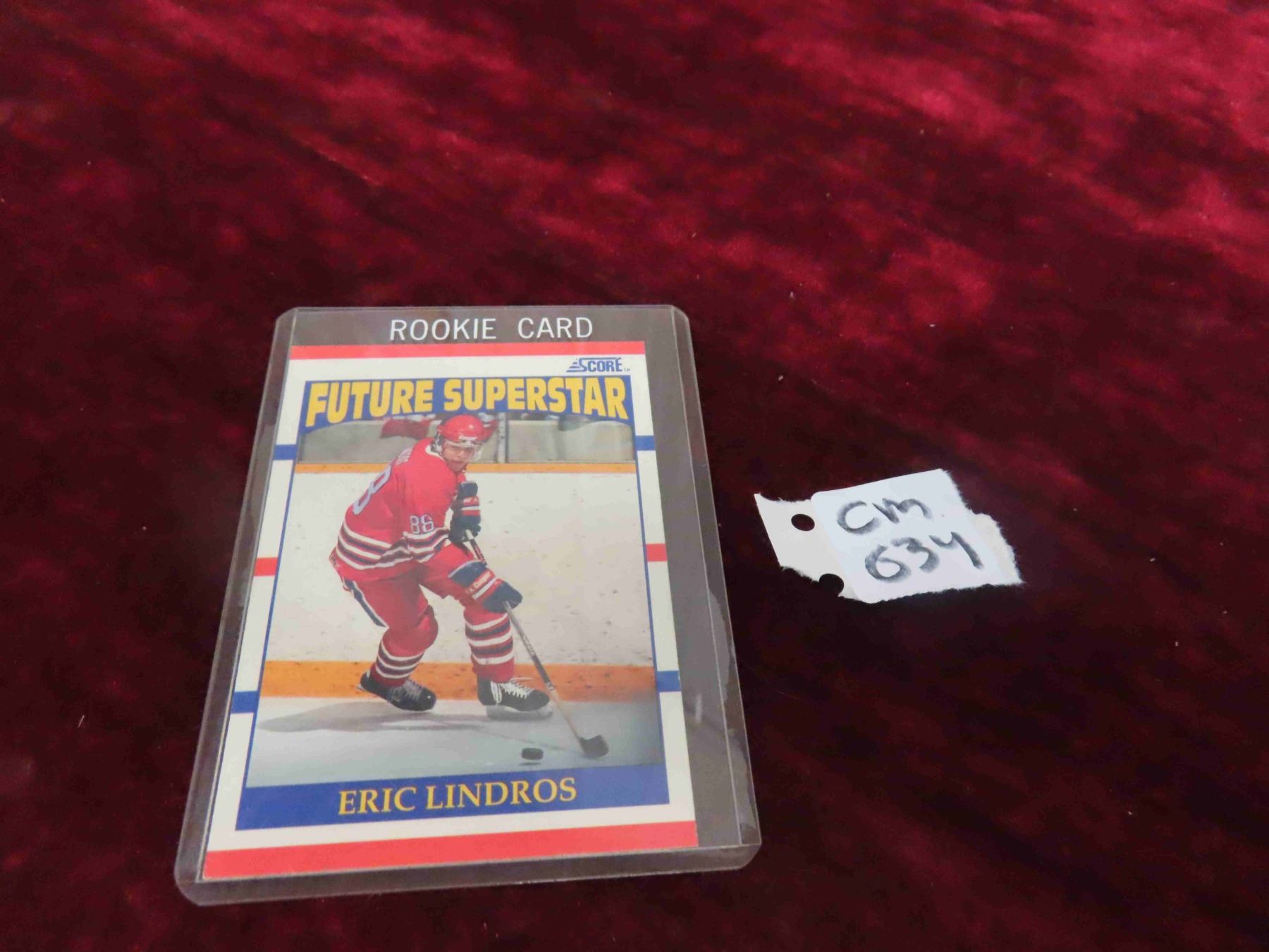 Eric Lindos Rookie Eric Lindros Rookie Card
