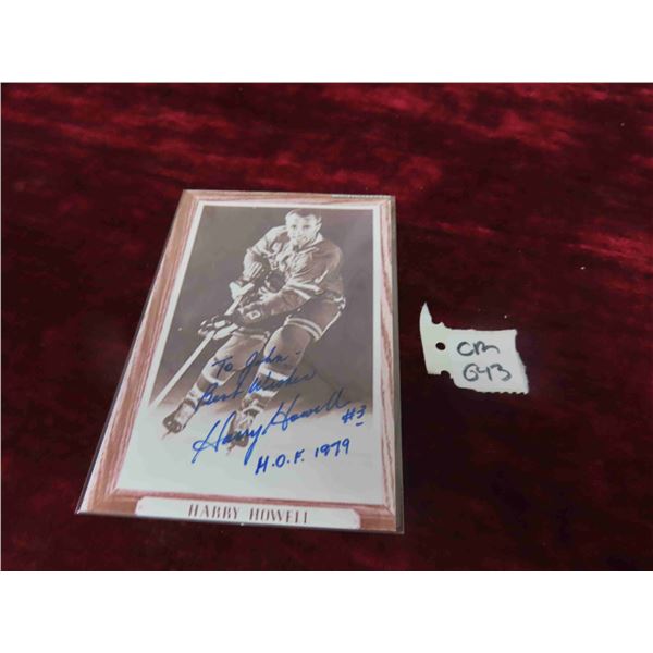 Signed Hanny Howell 4x6 Photo