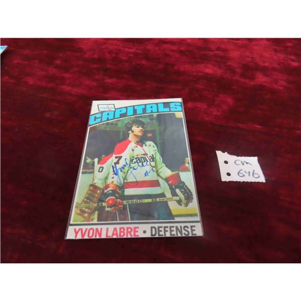 Signed Yvon Labre 4x6 Photo 