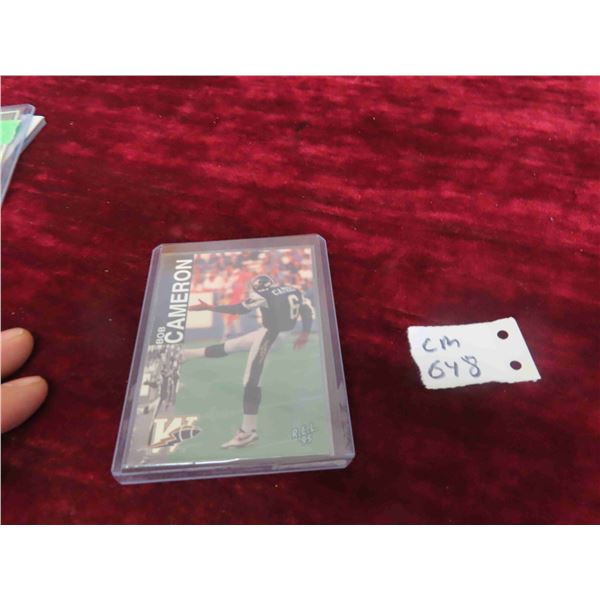 Bob Cameron Winnipeg Blue Bombers Card