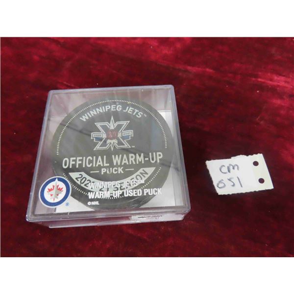 Official Winnipeg Jets Warm Up Puck 