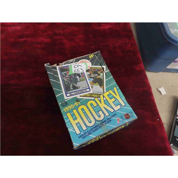 Unopened 1991/91 O-Pee-Chee Hockey Box 