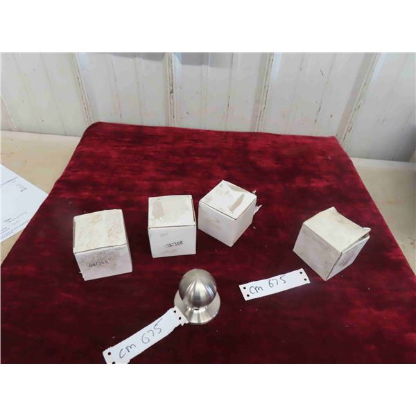 4 Stainless Steel Dummy Door Handles 