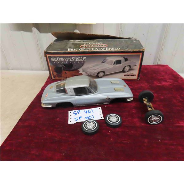 Beam Decanter 1963 Corvette Stingray with Box 