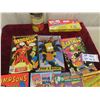 Image 7 : 7 Simpsons Comics , Homer Figurine, Package of Jellies 
