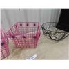 Image 3 : Baskets/Planters (Pink Measurements)  8'' x 11 1/2'' x 11 1/2'' 