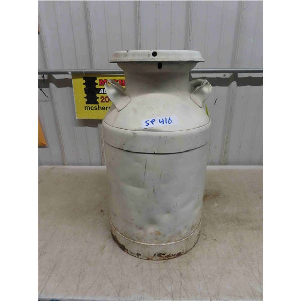 Metal Cream Can with Lid 