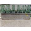 Image 6 : Metal Embossed 24 Coke Bottle Carrier Complete with 24 Coke Bottles 