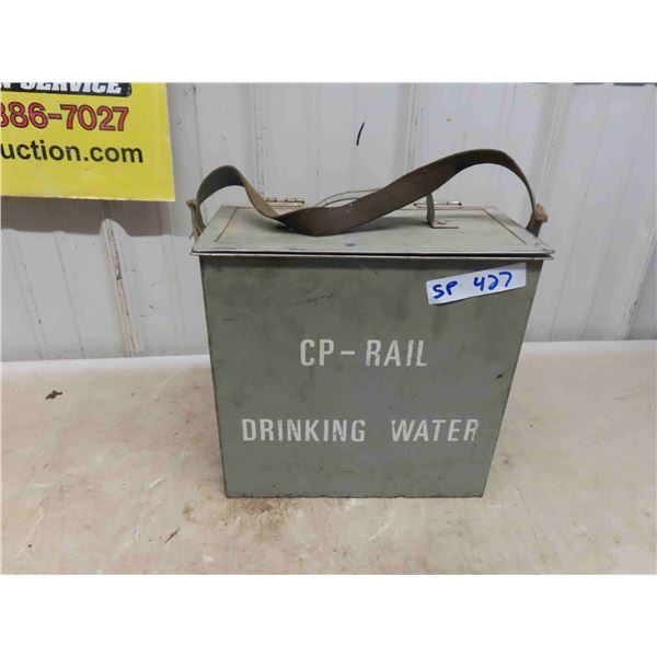 CP-Rail Drinking Water Metal Cooler 12'' x 12'' x 6 1/2'' 