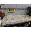Image 1 : 6 Flour Sacks All with Labels , Fruit Crate 