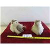 Image 1 : Inuit Hand Crafted Birds of Seal Hide 