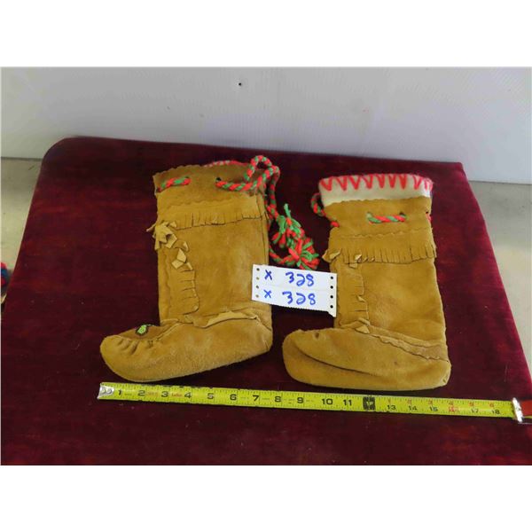 Leather Hide Mukluks - Never Worn