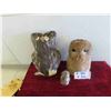 Image 1 : 3 Inuit Hand Crafted Owl and Northern Birds Made from  Caribou / Seal Hide