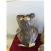 Image 2 : 3 Inuit Hand Crafted Owl and Northern Birds Made from  Caribou / Seal Hide