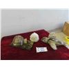 Image 1 : Hand Crafted Seal Hide Igloo , Snow Owl , Flying North Bird 10'' Long 