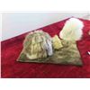 Image 2 : Hand Crafted Seal Hide Igloo , Snow Owl , Flying North Bird 10'' Long 