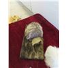 Image 3 : Hand Crafted Seal Hide Igloo , Snow Owl , Flying North Bird 10'' Long 