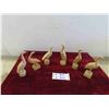 Image 1 : 6 Hand Crafted Birds Up To 6 1/2'' Tall 