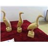 Image 2 : 6 Hand Crafted Birds Up To 6 1/2'' Tall 