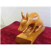 Image 3 : 4 Hand Crafted Wood Carvings : Bear 7'' Tall , Wolf 8'' Long , Seal 10'' Long ,