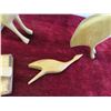 Image 4 : 4 Wood Carved Birds Largest is 12'' , Cabin Candle Holder 