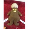 Image 2 : Hand Crafted Saskwaqu Doll , Mini Mukluks & Gloves, Plus