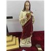 Image 2 : Religious Chalkware Jesus , Cross Displays , Framed Slogan 