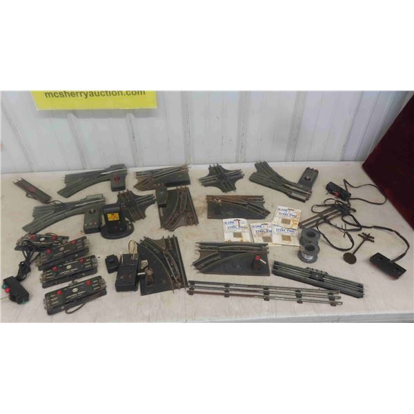 Vintage Lionel Model Train Tracks, Transformers, Switches & More 
