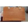Image 3 : Wood Case Full of 70 Spools of Thread, 55 Cloth Face Masks Child and Adult 