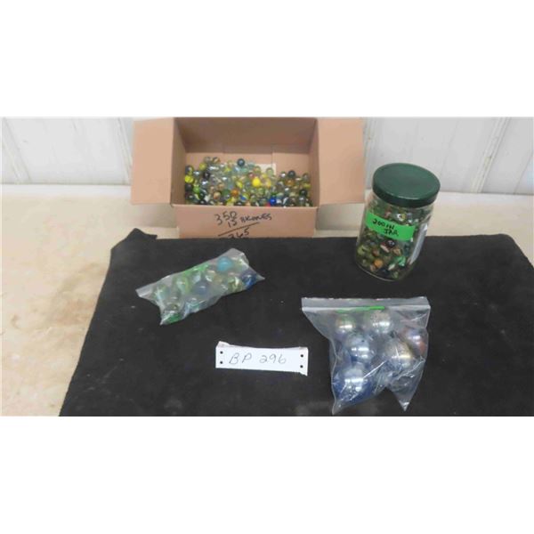 Marbles : 350 Small & Larger Sizes 