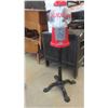 Image 1 : Bubble Gum Machine on Metal Stand 38'' Tall 