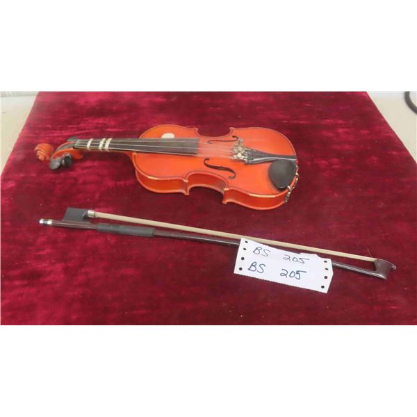 Riso Suzuki Stradivarus Violin 1/10 #7 Japan 