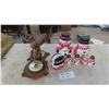 Image 1 : Snowman Kitchenware 6pce Set , Moose Head Barometer 