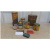 Image 1 : Vintage Tins : Crown Brand , Edgeworth, OXO, Quaker State, Bon