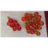 Image 2 : Vintage Lucite Grape Clusters - Orange, Green & Blue 