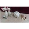 Image 8 : Cat and Dog Figurines, Ashtray, Creamer, Timer, Salt and Peppers, Plus