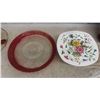 Image 3 : Pyrex Juice Container, Cake Plate, Serving Trays, Bowls, Creamer, 