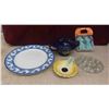 Image 9 : Pyrex Juice Container, Cake Plate, Serving Trays, Bowls, Creamer, 