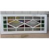 Image 1 : Stained Glass Window 50'' x 20 3/4'' 