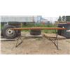 Image 1 : Picnic Table with Steel Frame 71 1/2'' x 27 3/4'' x 29'' 