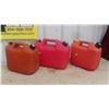 Image 2 : 3 Plastic Gas Containers 
