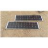 Image 1 : 2 Shell Solar Panels 50 Watts 48'' x 13'' 