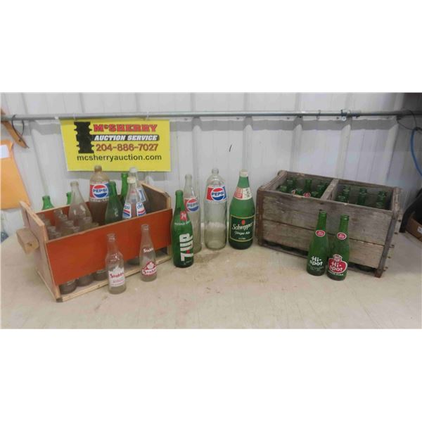 40+ Glass Pop Bottles : Stubby , Hi Spot, Pepsi, Schweppes& Crate 