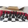 Image 3 : Marble Chess and Checker Set 