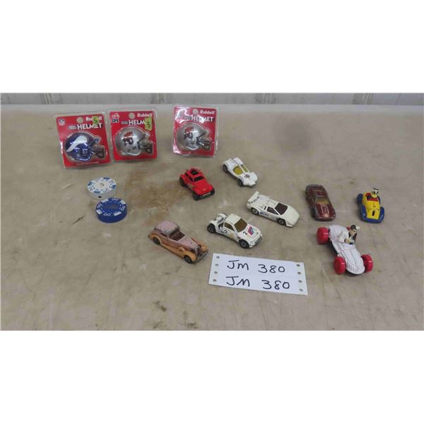 Hotwheels and McDonalds Diecast Cars , 2 Poker Chip 