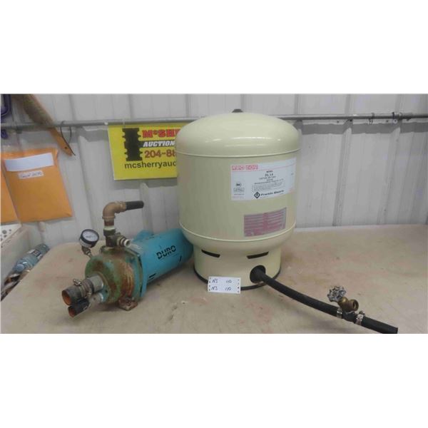 Shallow Well 1/2HP Pump, Air Tank 