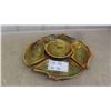 Image 1 : Maurice of Calif RF60 5pce Mid Century Sequoia Ware Snack Set No 