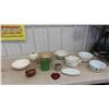 Image 1 : Corningware Casserole Dish, Vintage Sifter, Mixing Bowls & More 